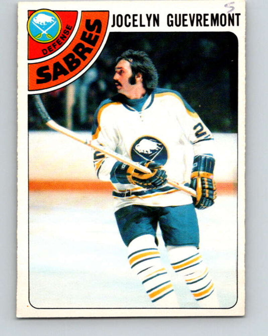 1978-79 O-Pee-Chee #94 Jocelyn Guevremont  Buffalo Sabres  V22173