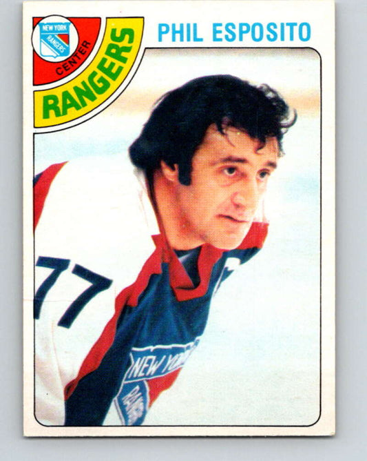 1978-79 O-Pee-Chee #100 Phil Esposito  New York Rangers  V22287