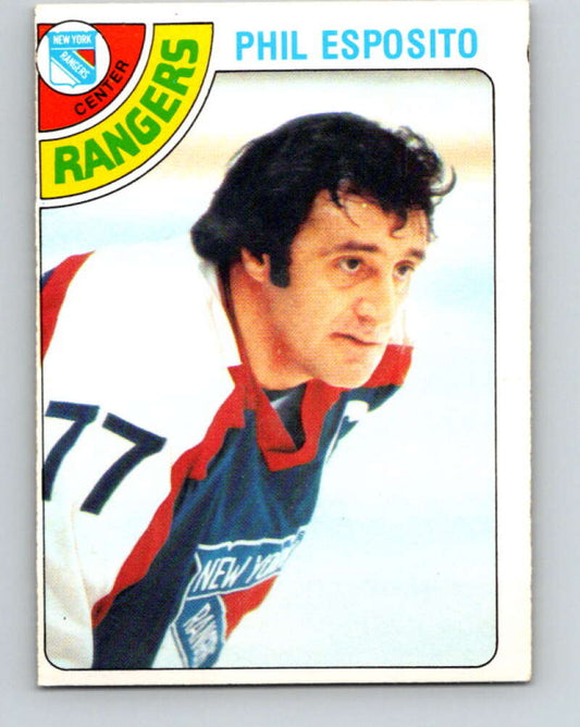 1978-79 O-Pee-Chee #100 Phil Esposito  New York Rangers  V22288