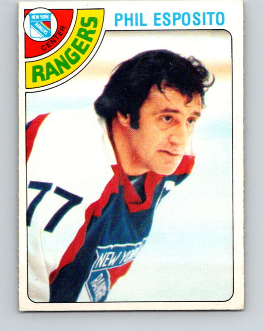 1978-79 O-Pee-Chee #100 Phil Esposito  New York Rangers  V22289