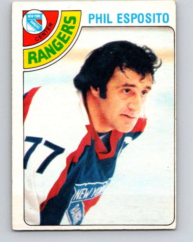 1978-79 O-Pee-Chee #100 Phil Esposito  New York Rangers  V22290
