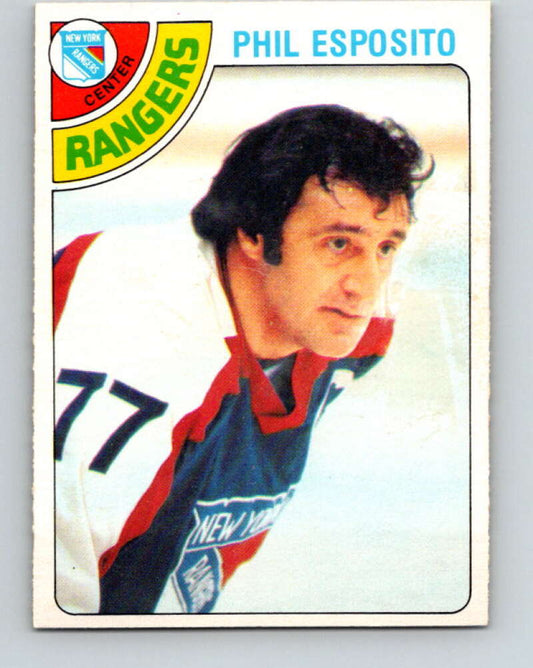 1978-79 O-Pee-Chee #100 Phil Esposito  New York Rangers  V22291