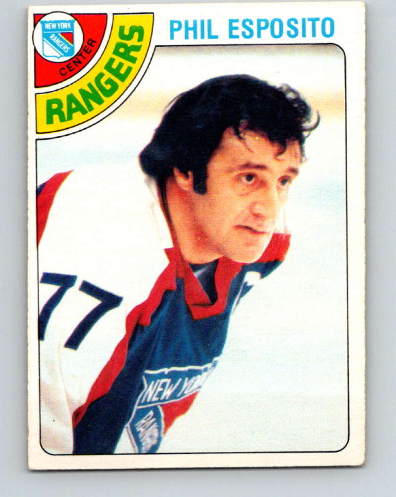 1978-79 O-Pee-Chee #100 Phil Esposito  New York Rangers  V22293