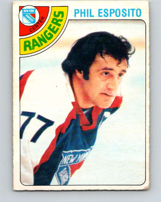 1978-79 O-Pee-Chee #100 Phil Esposito  New York Rangers  V22294