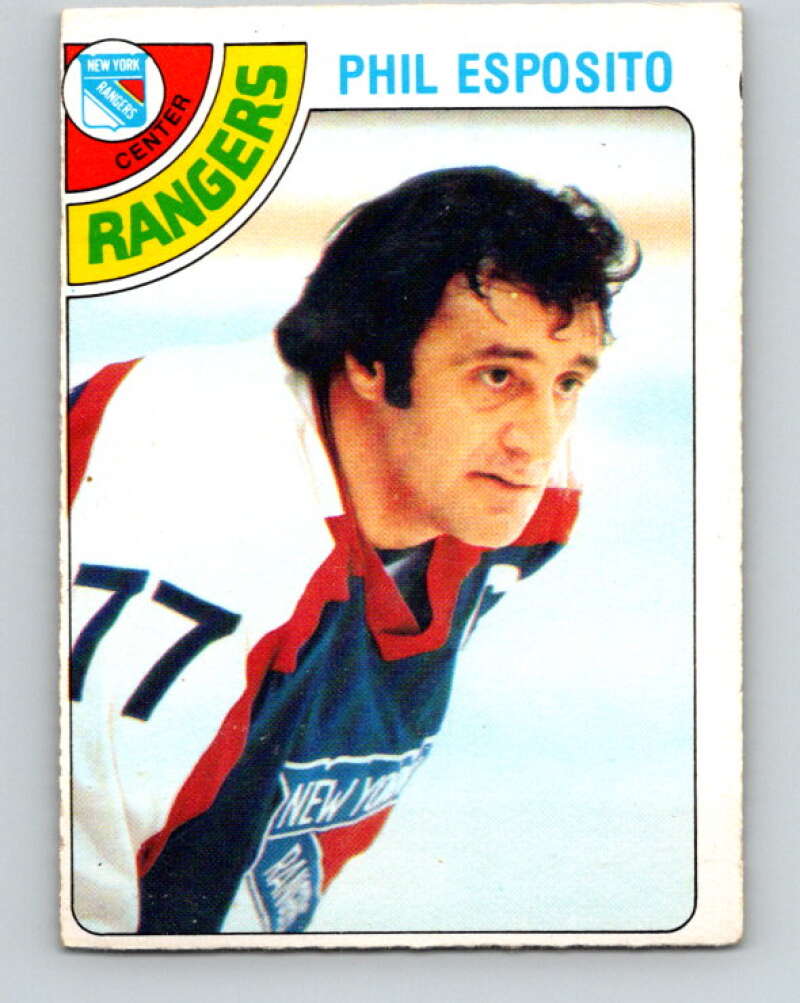 1978-79 O-Pee-Chee #100 Phil Esposito  New York Rangers  V22295