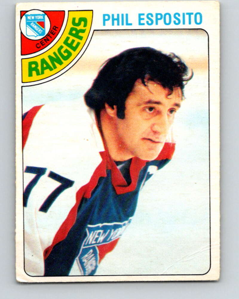 1978-79 O-Pee-Chee #100 Phil Esposito  New York Rangers  V22296