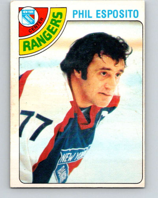 1978-79 O-Pee-Chee #100 Phil Esposito  New York Rangers  V22299