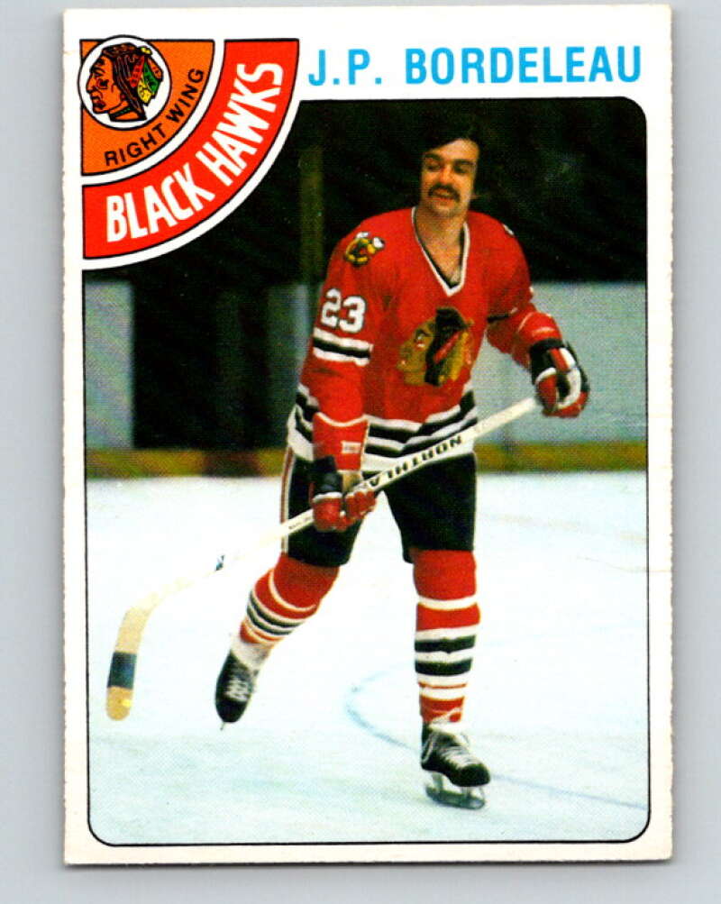 1978-79 O-Pee-Chee #101 J.P. Bordeleau  Chicago Blackhawks  V22300