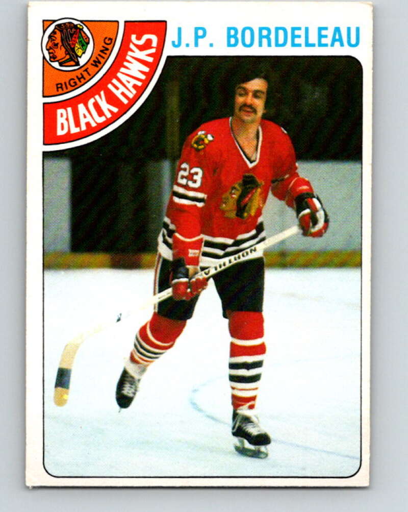 1978-79 O-Pee-Chee #101 J.P. Bordeleau  Chicago Blackhawks  V22302