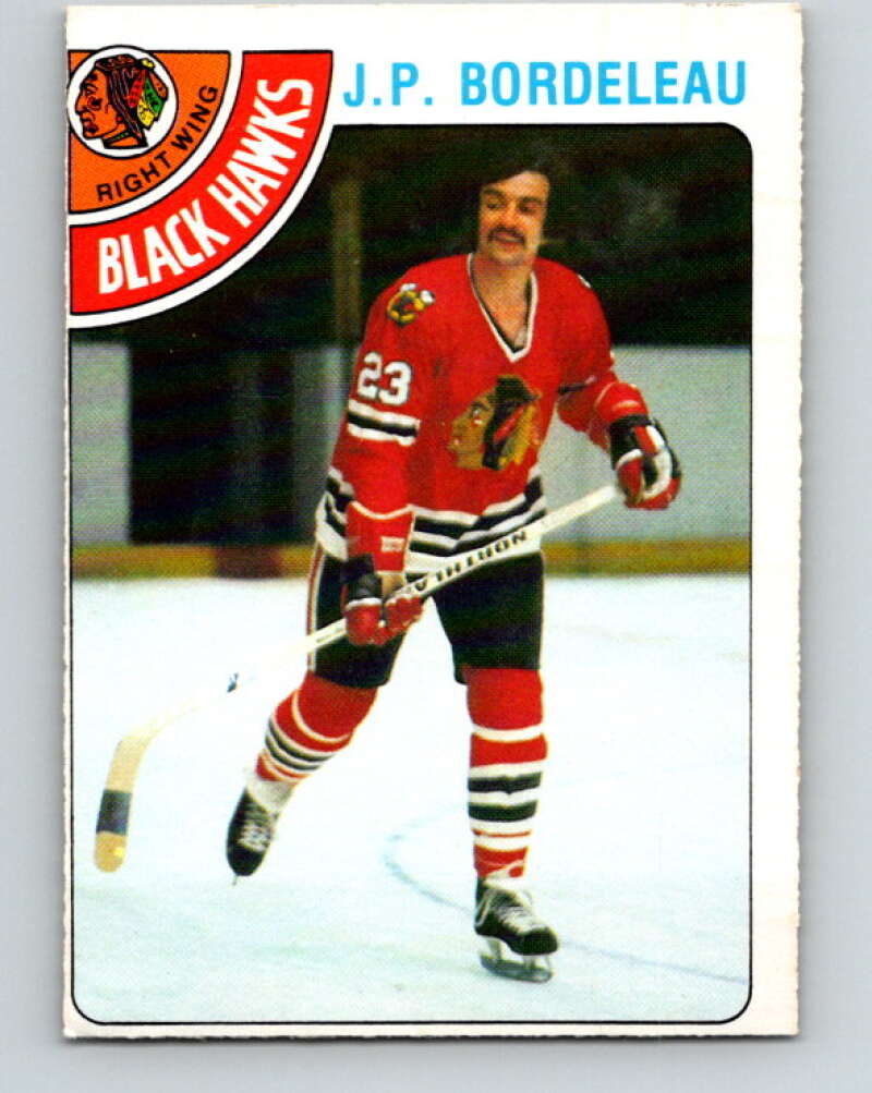 1978-79 O-Pee-Chee #101 J.P. Bordeleau  Chicago Blackhawks  V22303
