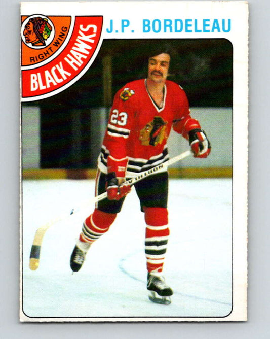 1978-79 O-Pee-Chee #101 J.P. Bordeleau  Chicago Blackhawks  V22303