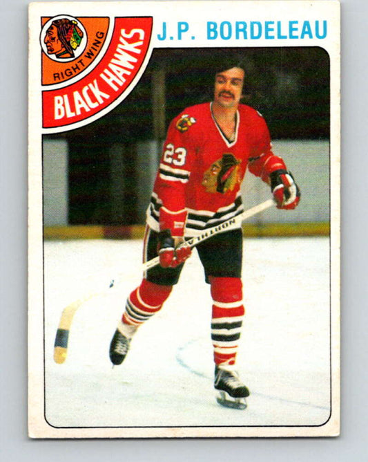 1978-79 O-Pee-Chee #101 J.P. Bordeleau  Chicago Blackhawks  V22304
