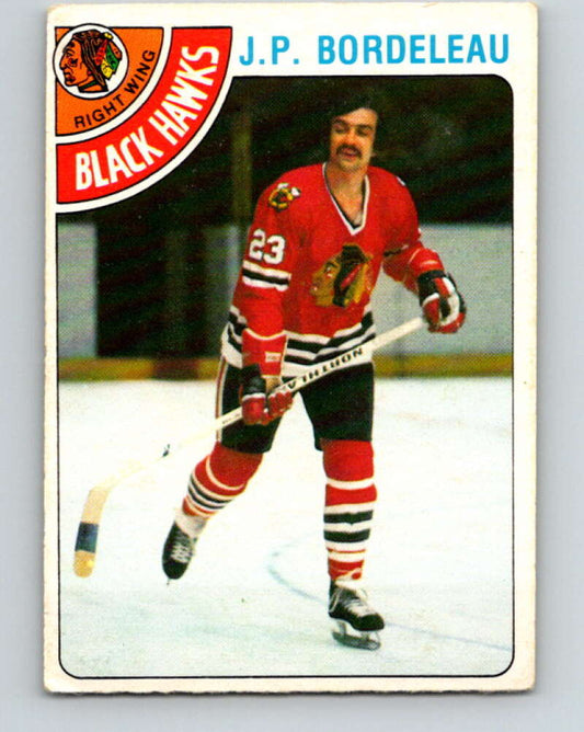 1978-79 O-Pee-Chee #101 J.P. Bordeleau  Chicago Blackhawks  V22305