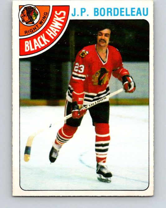 1978-79 O-Pee-Chee #101 J.P. Bordeleau  Chicago Blackhawks  V22308