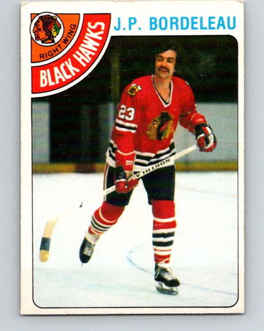 1978-79 O-Pee-Chee #101 J.P. Bordeleau  Chicago Blackhawks  V22309