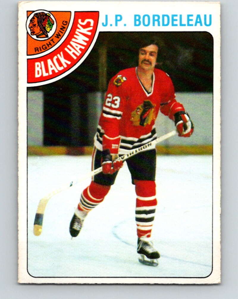 1978-79 O-Pee-Chee #101 J.P. Bordeleau  Chicago Blackhawks  V22310