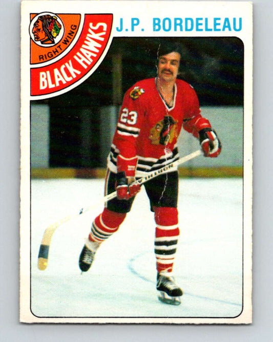 1978-79 O-Pee-Chee #101 J.P. Bordeleau  Chicago Blackhawks  V22311