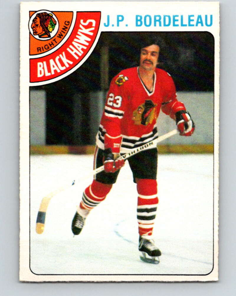 1978-79 O-Pee-Chee #101 J.P. Bordeleau  Chicago Blackhawks  V22313
