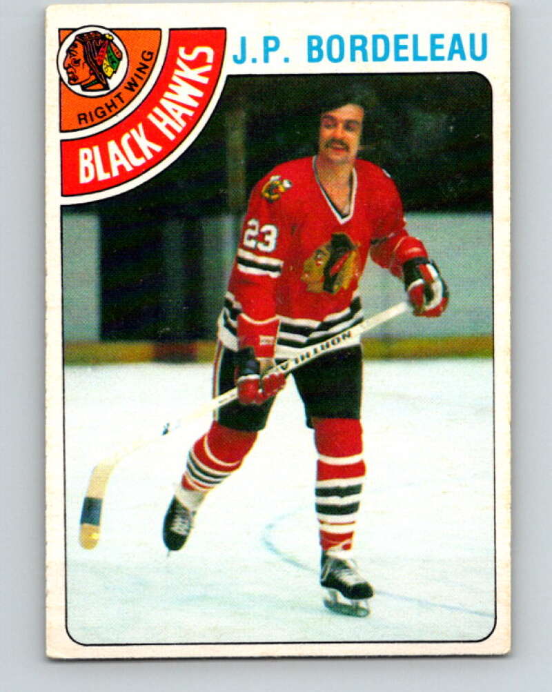 1978-79 O-Pee-Chee #101 J.P. Bordeleau  Chicago Blackhawks  V22314