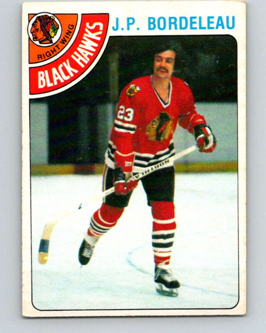 1978-79 O-Pee-Chee #101 J.P. Bordeleau  Chicago Blackhawks  V22314