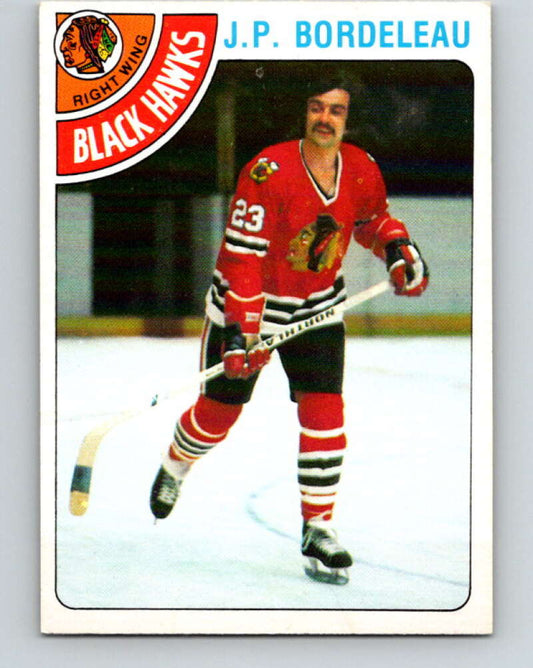 1978-79 O-Pee-Chee #101 J.P. Bordeleau  Chicago Blackhawks  V22315