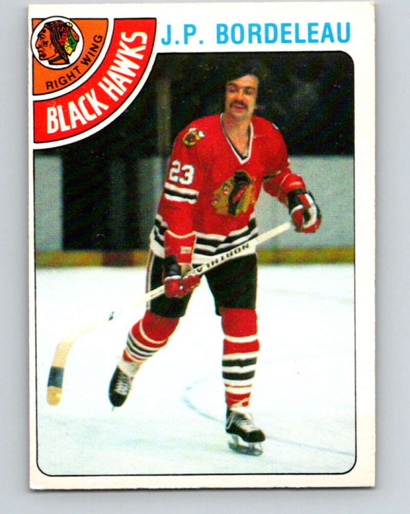 1978-79 O-Pee-Chee #101 J.P. Bordeleau  Chicago Blackhawks  V22317