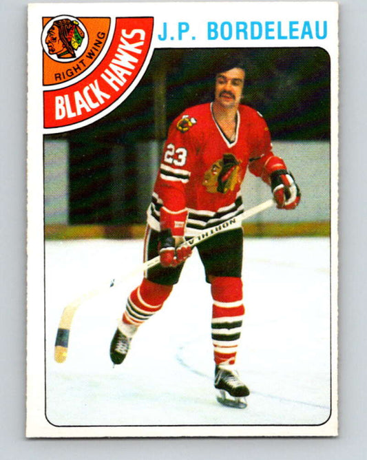 1978-79 O-Pee-Chee #101 J.P. Bordeleau  Chicago Blackhawks  V22318