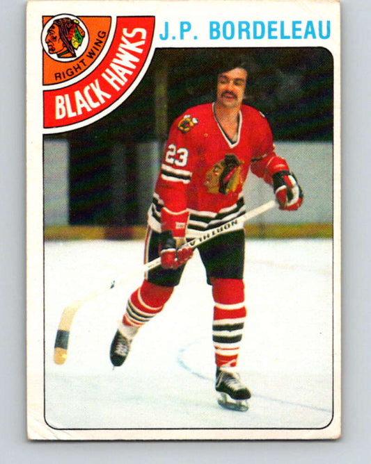 1978-79 O-Pee-Chee #101 J.P. Bordeleau  Chicago Blackhawks  V22319