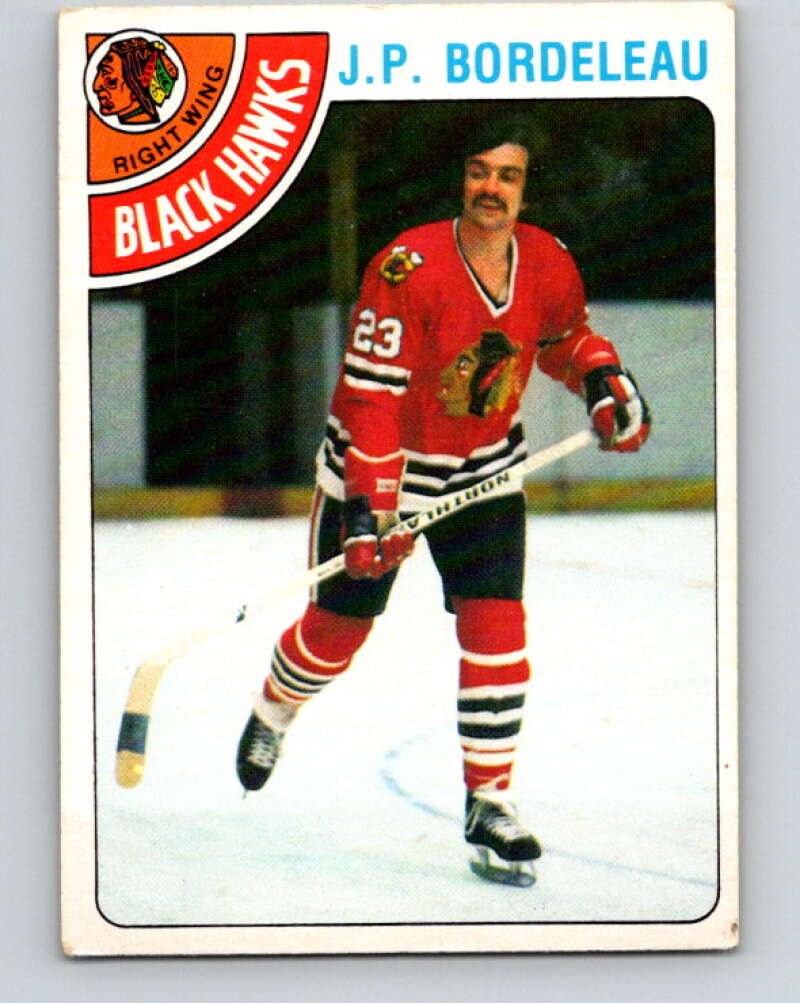 1978-79 O-Pee-Chee #101 J.P. Bordeleau  Chicago Blackhawks  V22320
