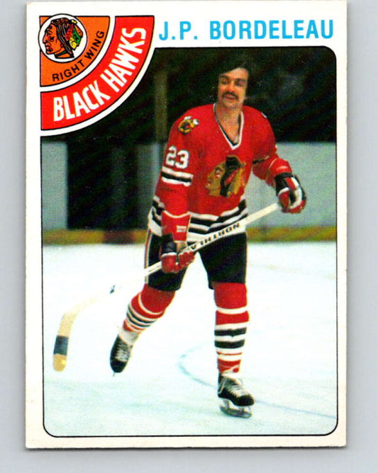 1978-79 O-Pee-Chee #101 J.P. Bordeleau  Chicago Blackhawks  V22321