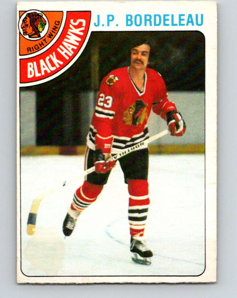 1978-79 O-Pee-Chee #101 J.P. Bordeleau  Chicago Blackhawks  V22322
