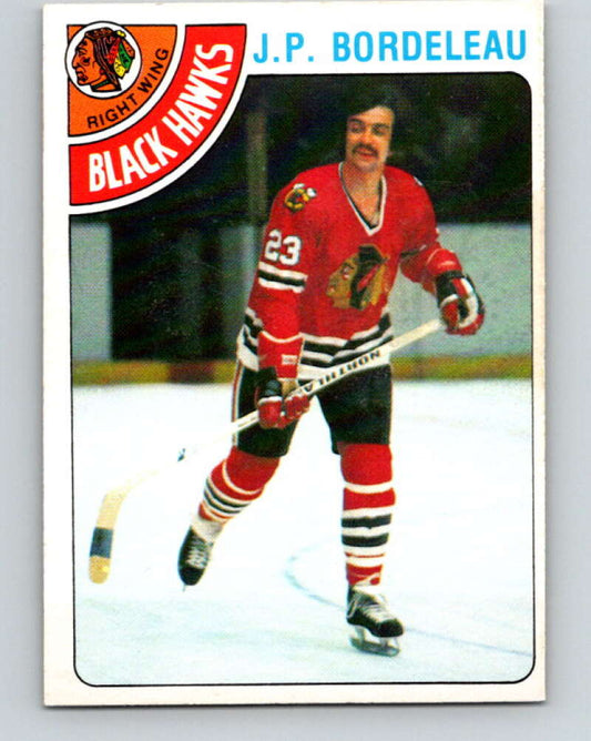 1978-79 O-Pee-Chee #101 J.P. Bordeleau  Chicago Blackhawks  V22323