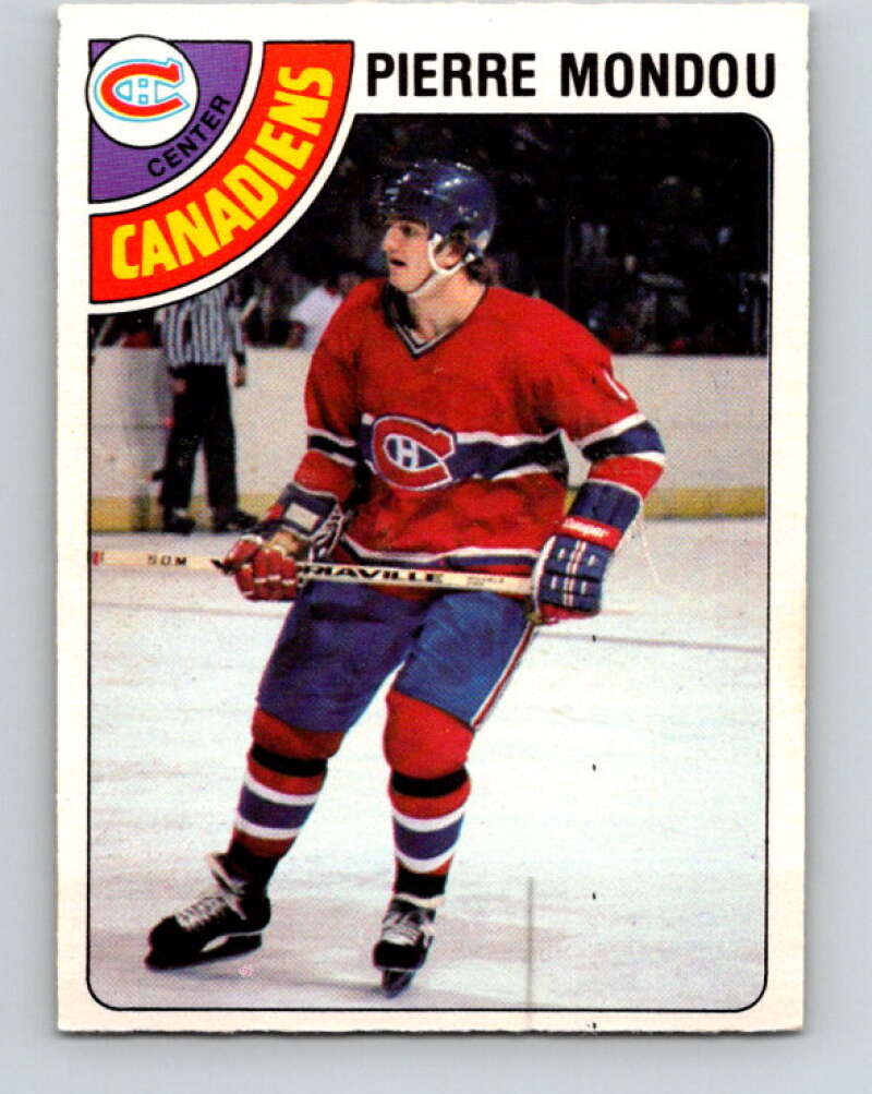 1978-79 O-Pee-Chee #102 Pierre Mondou RC Rookie Canadiens  V22325