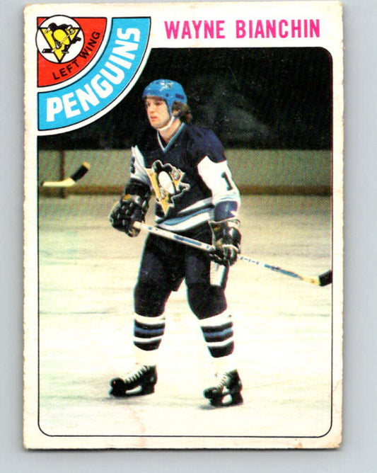 1978-79 O-Pee-Chee #103 Wayne Bianchin  Pittsburgh Penguins  V22337