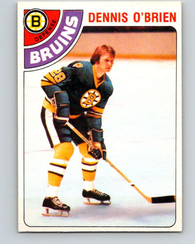 1978-79 O-Pee-Chee #104 Dennis O'Brien  Boston Bruins  V22350