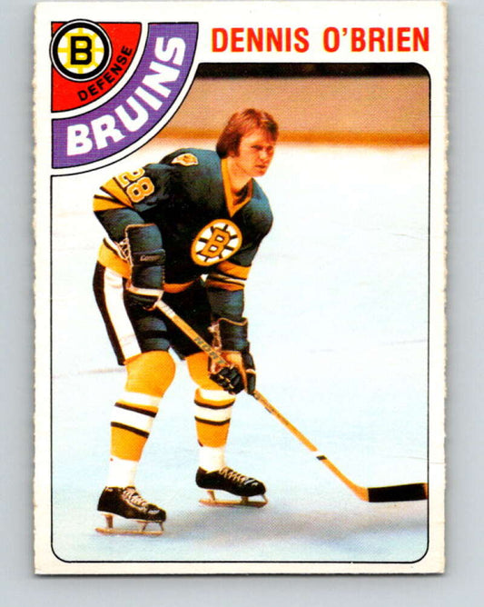 1978-79 O-Pee-Chee #104 Dennis O'Brien  Boston Bruins  V22351