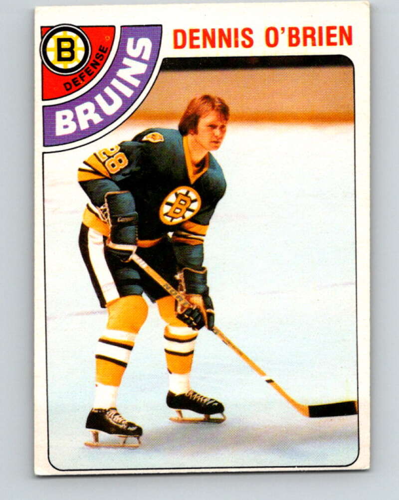 1978-79 O-Pee-Chee #104 Dennis O'Brien  Boston Bruins  V22356
