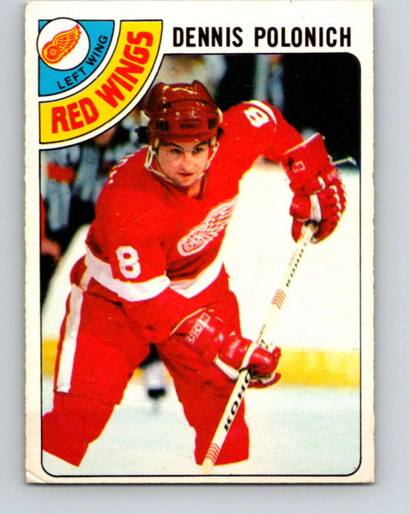 1978-79 O-Pee-Chee #106 Dennis Polonich  Detroit Red Wings  V22366