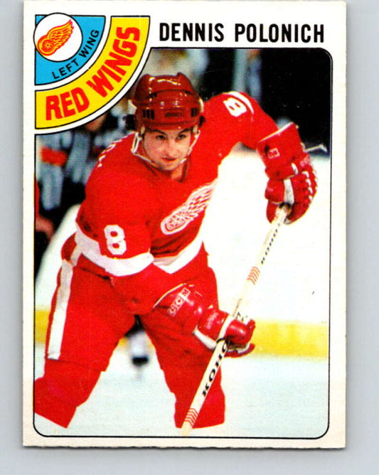 1978-79 O-Pee-Chee #106 Dennis Polonich  Detroit Red Wings  V22367
