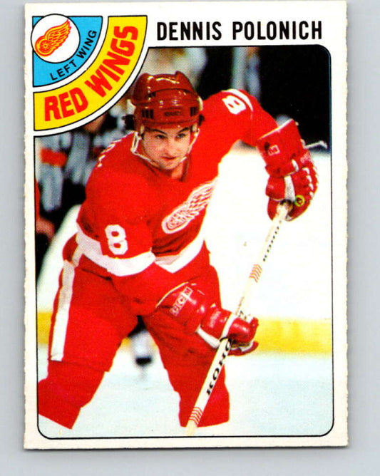 1978-79 O-Pee-Chee #106 Dennis Polonich  Detroit Red Wings  V22368