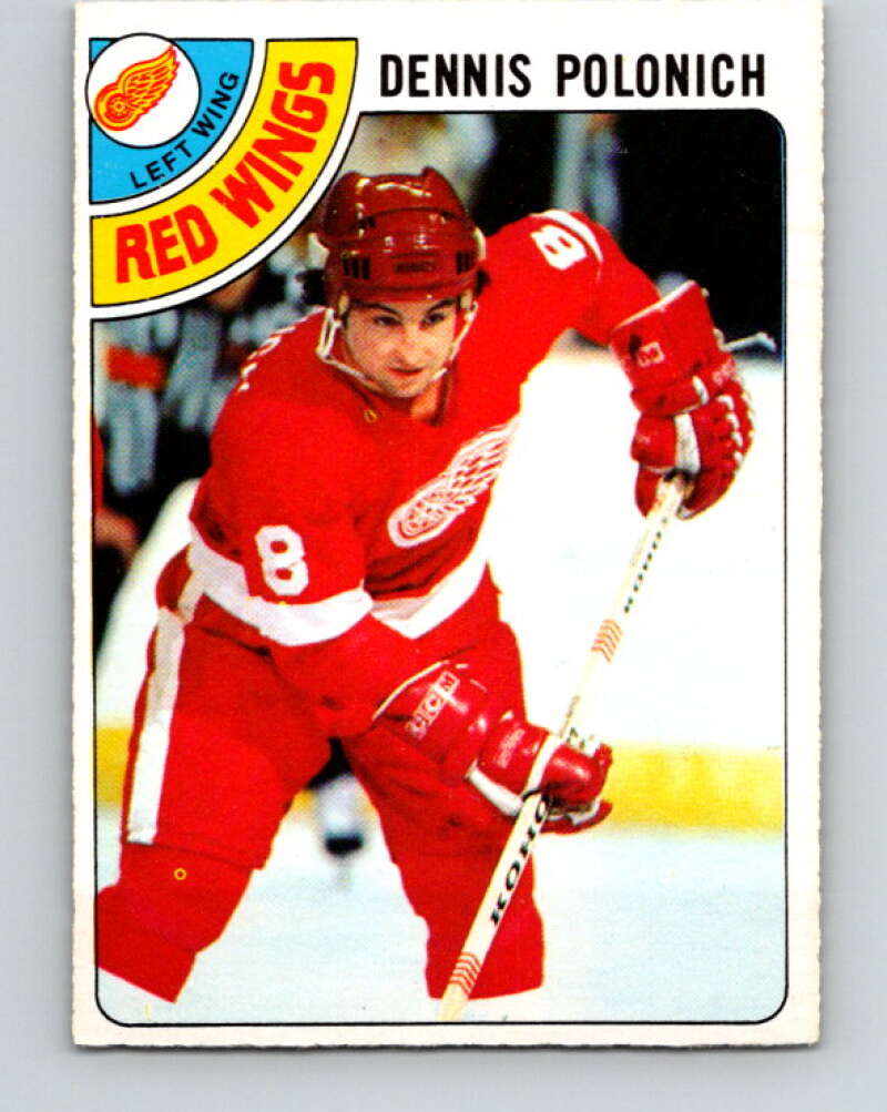 1978-79 O-Pee-Chee #106 Dennis Polonich  Detroit Red Wings  V22370
