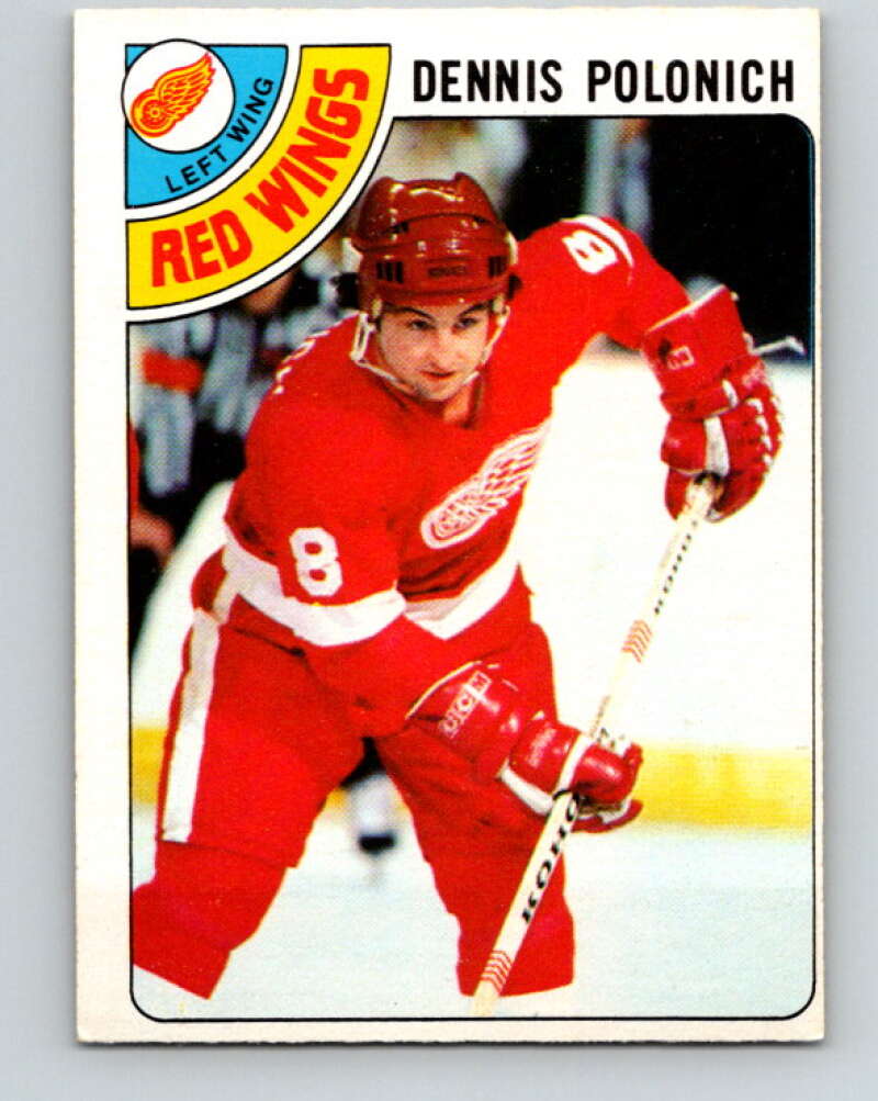 1978-79 O-Pee-Chee #106 Dennis Polonich  Detroit Red Wings  V22371