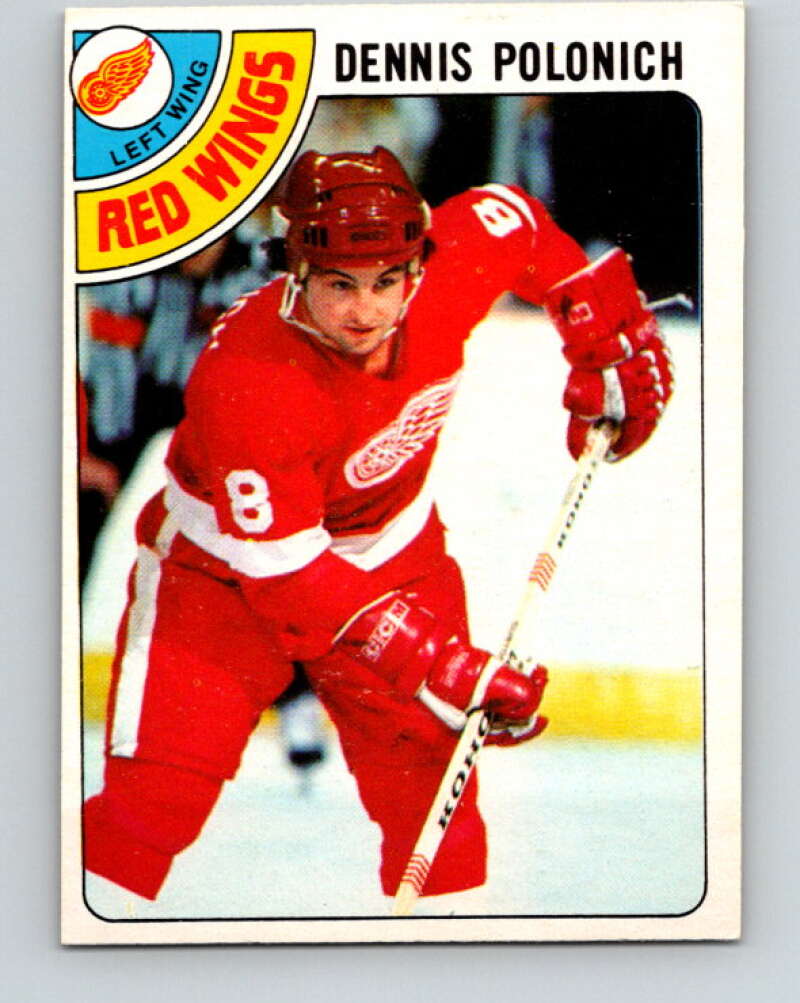 1978-79 O-Pee-Chee #106 Dennis Polonich  Detroit Red Wings  V22373