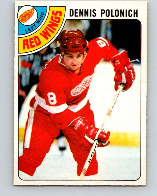 1978-79 O-Pee-Chee #106 Dennis Polonich  Detroit Red Wings  V22374