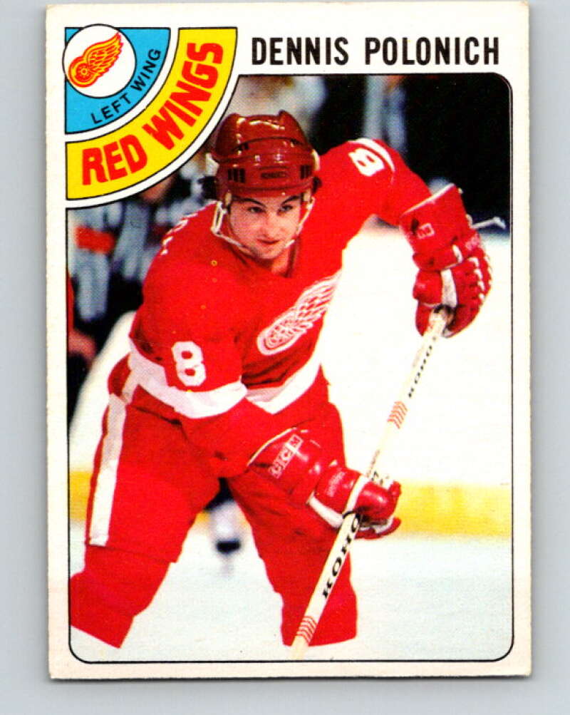 1978-79 O-Pee-Chee #106 Dennis Polonich  Detroit Red Wings  V22375