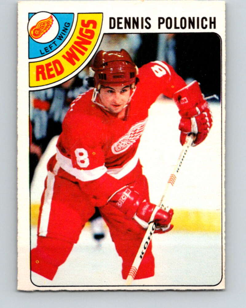 1978-79 O-Pee-Chee #106 Dennis Polonich  Detroit Red Wings  V22376