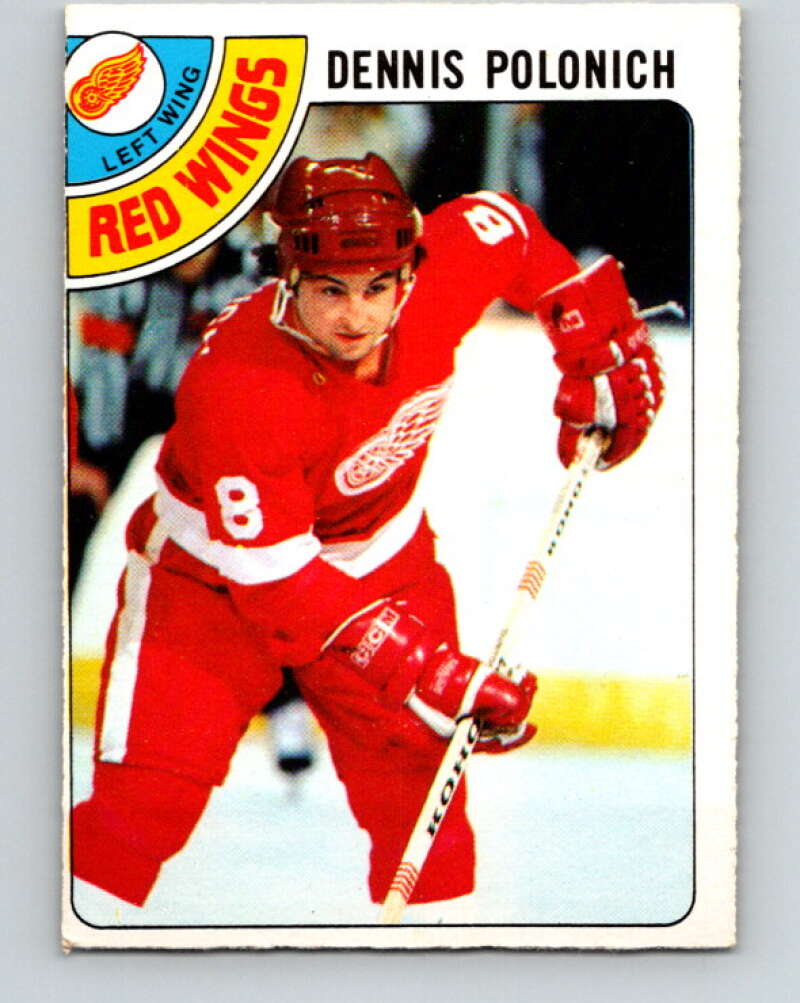 1978-79 O-Pee-Chee #106 Dennis Polonich  Detroit Red Wings  V22377