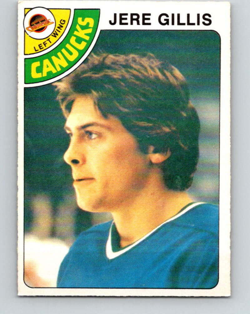 1978-79 O-Pee-Chee #109 Jere Gillis RC Rookie Canucks  V22430