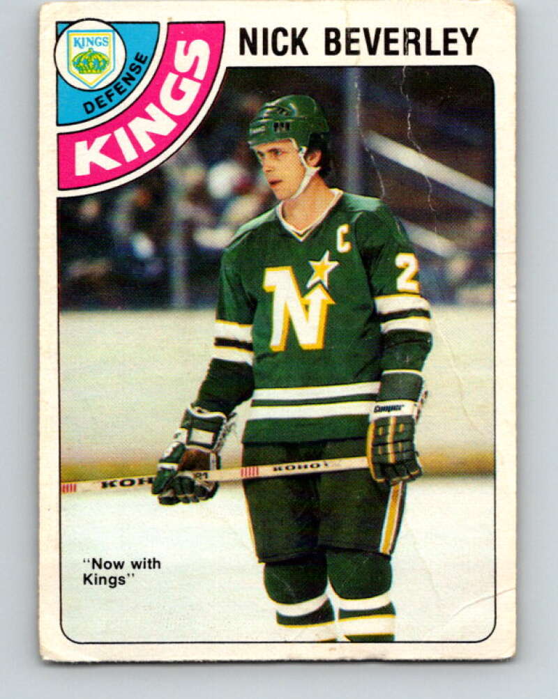 1978-79 O-Pee-Chee #111 Nick Beverley  Los Angeles Kings  V22452