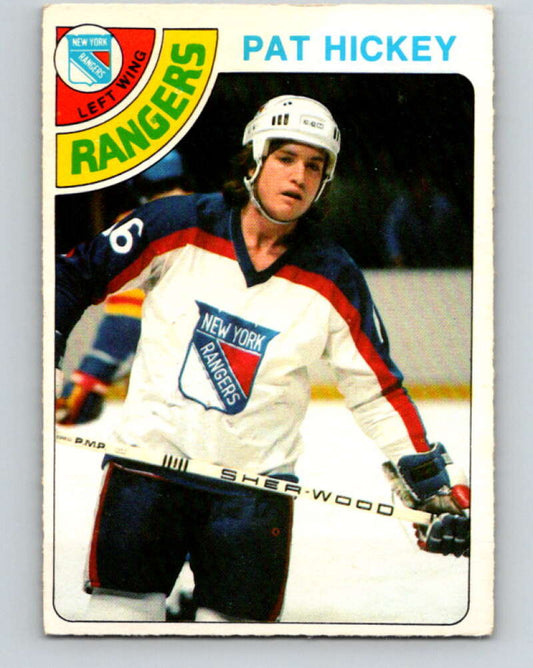 1978-79 O-Pee-Chee #112 Pat Hickey  New York Rangers  V22457